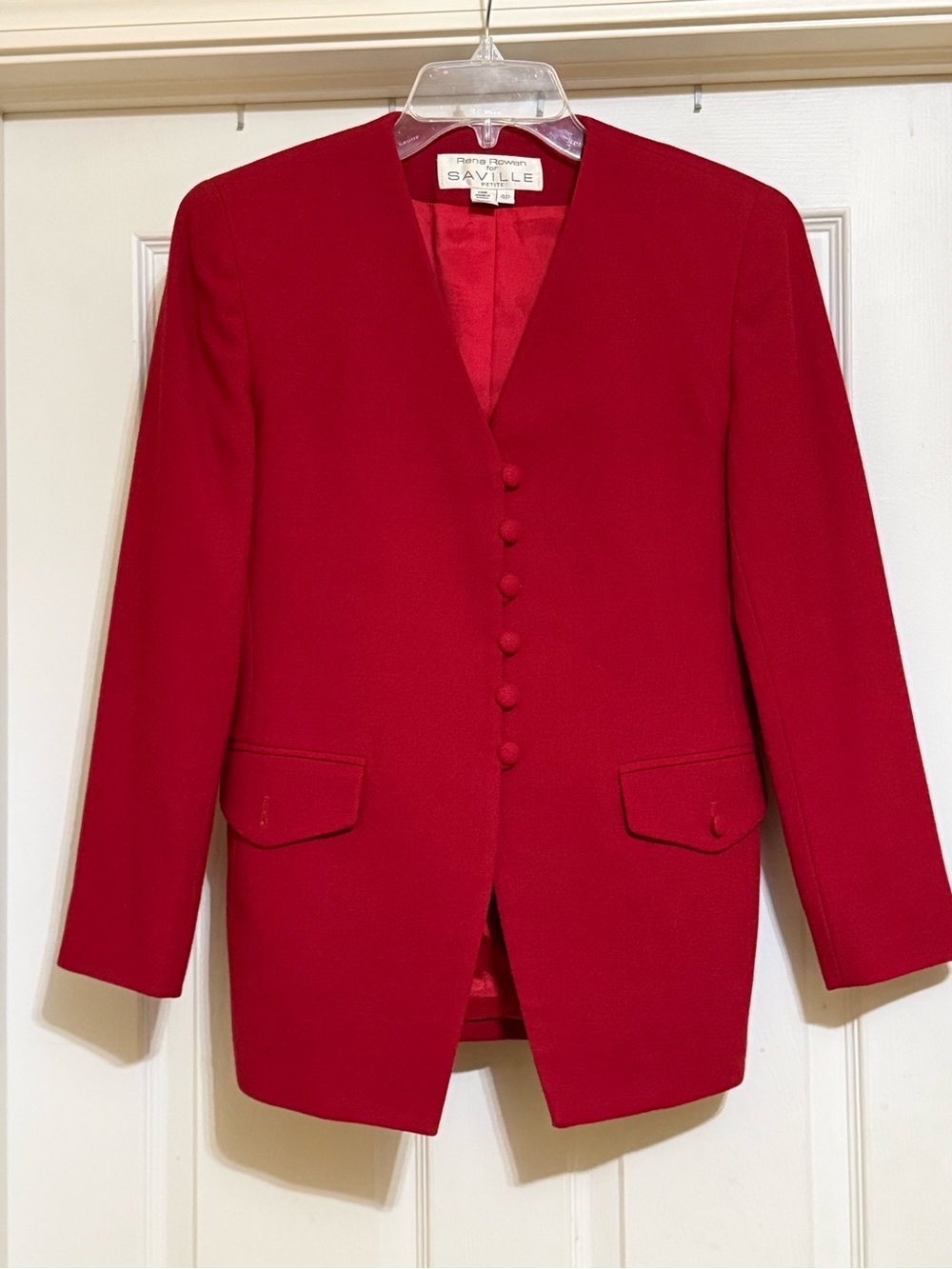 Rena Rowan Saville Red Petite Blazer
